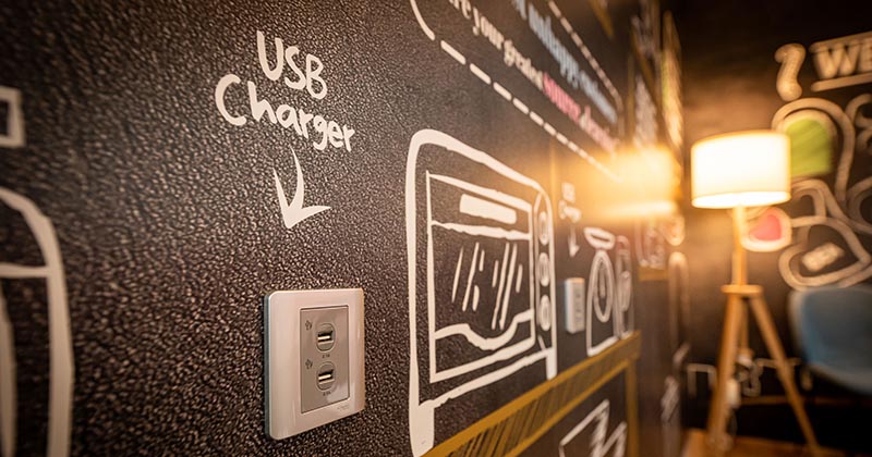 迷你倉設施USB充電